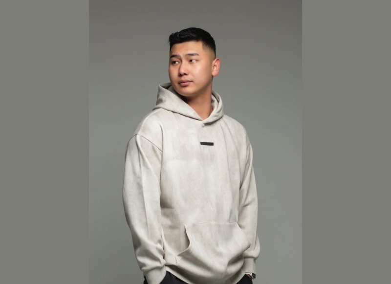 Ash Grey Hoodie Size 2XL